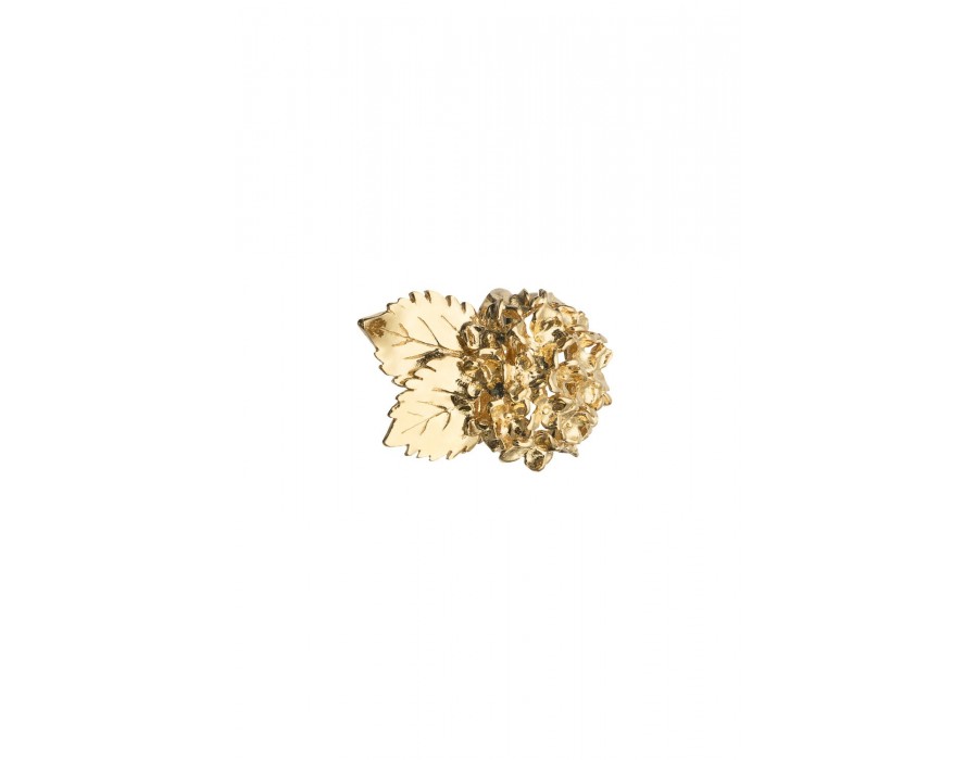 Hidrangea ring with 2 leaves